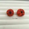 Botones de Calabaza de Fieltro de Colores Botones Hechos a Mano Accesorios para Manualidades Suéter Abrigo Chaqueta de Lana de Cordero Accesorios Decorativos Versátiles