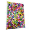Punto de fábrica monocolor polipropileno bola de pelo pequeña hecha a mano diy bola de felpa educación temprana infantil materiales hechos a mano