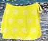 Tailandia Nuevo Tejido de Toalla Floral Sexy Traje de Baño con Abertura para Mujer Estilo Ins Vacaciones de Playa Bikini Moda