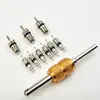 Kit de herramientas de reparación y desmontaje del sistema de aire acondicionado de coche R134A, 10 piezas, núcleo de válvula de aire acondicionado para coche, Pequeño/Grande