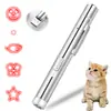 Juguete para Gatos Puntero Láser Palo de Juguete Infrarrojo Recargable por USB Estimulador para Gatos con Múltiples Patrones Suministros para Gatitos Resistente a Mordidas