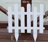 Cerca de Plástico Especial para Interior e Exterior Divisória Barreira Cerca Branca para Pátio Cerca para Jardim Externo Cerca com Haste para Inserção no Solo
