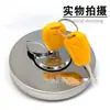 Adecuado para Bulldozer Shantui Sd60 75 130 160 215 245 370 Excavadora Tapa Antirrobo para Tanque de Diésel