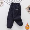 Pantalones de carga para niños, resistentes al viento y al agua, con forro polar, para primavera y otoño, para mujer, con forro polar, para otoño e invierno, cálidos, para esquí de hombre.
