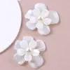 Ligas para el cabello grandes de flor de 42 mm, pinzas para el cabello, parches, aretes para manualidades, accesorios para el cabello, adornos para zuecos, materiales decorativos para manualidades