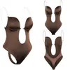 Modelador de Roupas Plus Size V-Shaped Push-Up Levanta Bumbum Afina Barriga Bodysuit Feminino Sem Costura Modelador Venda por Atacado