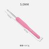 Venta al por mayor del fabricante Mango suave rosa Ganchillo Hecho a mano DIY Suéter Herramienta de tejer con lana Gancho de ganchillo de cabeza única Antideslizante de aluminio