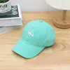 Gorra infantil ligera estilo Macaron para primavera y verano, letra m, versátil, de moda, para bebé, protección solar para exteriores, gorra de béisbol de secado rápido