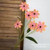 Flores Artificiais de Hortênsia Inglesa de Outono com 6 Cabeças para Decoração de Sala de Estar, Flores Artificiais para Decoração de Casa, Arranjos Florais para Salão de Casamento, Flores Decorativas Suaves