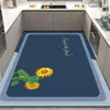 Alfombrilla para suelo de cocina de casa, secado rápido, antideslizante, cobertura completa, área grande, resistente a la suciedad, fácil de mantener, alfombra, alfombrilla absorbente para pies de baño