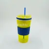 Copo de lanche com ventosa copo de plástico copo de bebida copo térmico copo multifuncional copo de água 700ML
