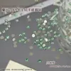 Pedras de Strass Redondas Pequenas K9 Sparkling White com 33 Facetas e Base Plana para Nail Art, Pacote Misto de Pedras de Strass Coloridas com Base Plana Decorações para Nail Art