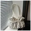 Nuevo Bolso de Hombro Plegado de Lunares Estilo Coreano de Verano para Mujer, para Viajes Diarios, Exquisito, a la Moda, Sencillo, Moderno, Bolso de Axila