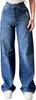 [Personalización Odm] Jeans Rotos Talla Grande para Mujer, Cintura Alta y Ajustados, Personalizados por la Fábrica Xintang