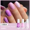 Transfronterizo tres botellas de traje esmalte de uñas a base de agua sin cocción esmalte de uñas brillante esmalte de uñas blanco duradero de secado rápido al por mayor