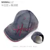 Gorra con Visera Bordada de Letras Vintage Desgastada para Mujer, Sombrero de Sol de Verano, Gorra Deportiva Versátil Que Hace que la Cara Parezca Más Pequeña, Gorra de Béisbol