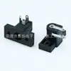 Soquete de Alimentação DC DC-020 Conector Plugue DC Soquete Fêmea com Furos para Parafuso de Orelha para Montagem em Painel 2.1
