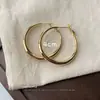 Brincos de Argola Grandes Simples Clássicos para Mulheres, Brincos Vintage para o Dia a Dia, Estilo Cool e Elegante, Brincos de Argola Minimalistas com Pino de Prata