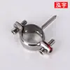 Soporte de tubería autoperforante al por mayor soporte de fijación de tubería con tornillo personalizado engrosado Aro de abrazadera de tubería de acero inoxidable 304