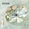 Nuevo Paraguas Automático de Ocho Varillas con Tela de Goma de Colores, Protección UV, Mango de Tulipan, Paraguas Publicitario Lindo y Creativo, 70% de Descuento