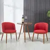 Juego de Mesa y Sillas de Comedor Imitación Madera Maciza Nórdica, Mesa Redonda Creativa de Ocio Minimalista Moderna para Apartamento Pequeño, Sillas para Cafetería