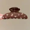 Nuevo clip de tiburón 2026 para otoño e invierno, pinza para el cabello de gran tamaño de alta gama para mujeres con cabello abundante, con diseño de lazo