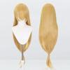 Peluca Estilo Cardamomo para Peinado de Cosplay, Flequillo Largo 120cm, Peluca Multicolor Hermana Gazi