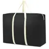 Saco de embalagem de grande capacidade, essencial para mudança de dormitório, bolsa de bagagem de estudante tecida, saco de armazenamento de colcha para casa, bolsa de mudança