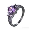 Anillos de Sociedad Transfronterizos Nueva Moda de Lujo Europea y Americana Anillos de Circonita Una Pieza Dropshipping Talla de EE. UU. para Mujer Accesorios para Manos al por Mayor
