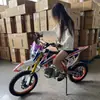 Motocicleta Todoterreno de Dos Ruedas para Adultos de 125cc Bicicleta de Montaña Disponible en Múltiples Colores Moto de Cross Exportación