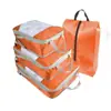 Juego de Cuatro Bolsas de Compresión para Viaje Personalizadas, Impermeables, a Prueba de Polvo, a Prueba de Humedad, para Maletas de Viaje y Bolsas de Empaque para Mudanzas