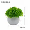 Combinación Semiesférica de Plantas Verdes Artificiales para Decoración del Hogar, Pequeños Adornos Florales, Macetas Pequeñas de Flores Falsas de Plástico, Flores de Bonsái Pequeñas