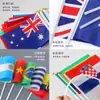 Qualidade Super Bandeiras de Aceno de Mão da Copa do Mundo Transfronteiriça Atacado Bandeiras de Aceno de Mão de Poliéster Bandeira do Dia da Independência Americana Bandeira de Eleição Bandeiras de Aceno de Mão