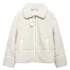 Fabricante Mayorista de Ropa para Mujer Transfronteriza 2026 Aliexpress Más Vendido Moda Francesa Casual a la Moda Polar Doble Cara Solapa Ropa de Abrigo