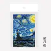 Museu de Arte Arte Acrílico Ímã de Geladeira Série de Pinturas Famosas Monet Van Gogh Lírio d'Água Lírio d'Água Presente Criativo Adesivo Magnético
