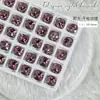 Adornos de cristal de diamante para uñas K9 2022 nuevos adornos para uñas de celebridad de internet Diamante cuadrado súper brillante diamante de punta inferior accesorios de diamante