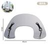 Adecuado para Suzuki Us125 Portaequipajes Trasero Ue/Uu/Uy125 Porta Maleta Trasera Aleación de Aluminio Integrado Porta Respaldo Duradero