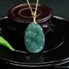 Pingente de Jade Natural Aiyu Grau A Paisagem de Água Azul Marca Jade Estilo Étnico Venda por Atacado ao Vivo Dropshipping S4112903