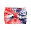 Diadema Tie-Dye Versión Amplia Europea y Americana de 18 cm de Ancho, Diadema Deportiva de Yoga Color Arcoíris, Diadema Elástica Absorbente de Sudor para Mujer
