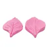 2 piezas de hojas y pétalos molde de silicona con clip para pastel, molde de azúcar, juego de combinación opcional multiestilo