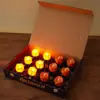 Lámpara de Ojo de Halloween Calavera Araña Espalda Ojo Saliente Lámpara Atmósfera Fiesta Americana Decoración Suministros Accesorios Adornos