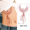 Nuevas Pegatinas de Tatuaje Temporales Mate de Flor de Mariposa Impermeables y a Prueba de Sudor Cubre Cicatrices Tatuaje Realista Flor de Tatuaje Brazo Espalda Tatuaje de Simulación