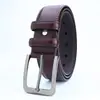 Nuevo cinturón de cuero para hombre con hebilla de pasador, moda de negocios retro británico, versátil y moderno, casual para combinar con jeans
