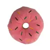 Juguete de Peluche Sonoro para Perros, Resistente a Mordidas, Donut Simulado, Tamaño Pequeño para Perros Golden Retriever, Juguete para Auto-Estimulación, Limpieza Dental y Liberación de Estrés