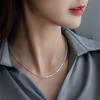 Moderna Cadena para Clavícula Brillante con Lentejuelas Estilo Coreano, Elegante Joyería Artística, Collar de Cielo Estrellado de Nuevo Estilo para Mujer