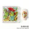 Accesorios para Uñas: Flores Secas, Fragmentos Florales, Mezcla Multicolor, Nuevo Romántico Primavera 2026 Decoraciones Pequeñas de Flor para Uñas
