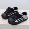 Tênis Esportivo Infantil Cabeça de Concha 6-12 Anos Outono Novo Estilo Meninos e Meninas Leve Antiderrapante Sapatos de Treino Alemães Sapatos Casuais Retrô