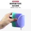 Bolsa de Lápis Cilíndrica de Silicone Casual, Bolsa de Lápis Portátil, Bolsa de Armazenamento de Maquiagem com Zíper, Bolsa de Lápis para Estudante com Logo Imprimível