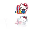 Cuaderno de Espiral con Forma Especial Sanrio Hello Kitty de Guangbo, Cuaderno de Dibujos Animados con Licencia Oficial, Se Puede Abrir Completamente como un Cuaderno de Vocabulario