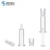 Jeringa Tubo 1ml 3ml 5ml 10ml Mascarilla Facial Agua-Glow Tubo Jeringa Plástico Cosmético Tubo Jeringa Material de Empaque Botella de Esencia para Crema de Ojos